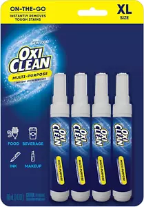 Stain Remover Pen for Clothes (4 Pack) - Instant Spot Cleaning for All Laundry S - Picture 1 of 12