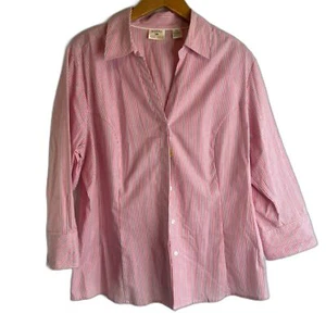 Camisa Lee Riders Easy Care Nueva con Etiquetas Botón Delantero Manga Larga Talla XL - Imagen 1 de 9