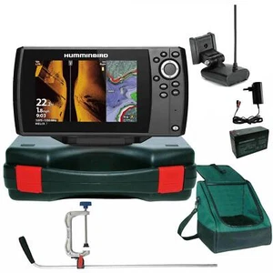 Humminbird Echolot GPS Plotter Komplett - Helix 7 Chirp GPS Mega SI G4 Portabel - Bild 1 von 1