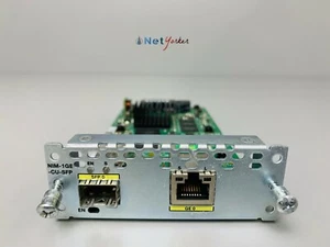 Cisco NIM-1GE-CU-SFP - Module for ISR 4000 and 4300 Series - Same Day Shipping - Picture 1 of 4