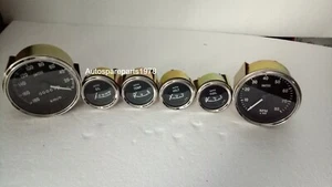 Smithskit 85mm mechanical 180-0KMH speedo 080RPM tacho 52mm electrical gauges BC - Picture 1 of 4