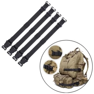 4x Molle System Straps With Buckle Clip Compression Straps Backpack Accessories - Picture 1 of 12