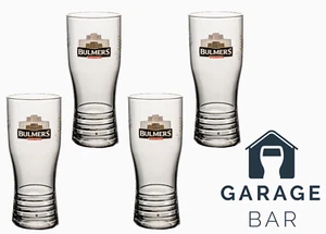 Juego de 4 gafas de sidra Bulmers pinta 20 oz totalmente nuevas - Imagen 1 de 2