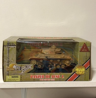 Ultimate Soldier 32x 1:32 Panzer Alemán III Ausf L Versión DAK + 2 Figuras 99328 Foto 1 de 4