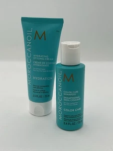 Moroccanoil Color Care Shampoo (2.5fl. oz)And Hydrating Styling Cream 2.4fl.oz - Picture 1 of 2