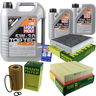 INSPEKTIONSKIT FILTER LIQUI MOLY ÖL 7L 5W-30 für Mercedes-Benz B-Klasse W246 - Bild 1 von 4
