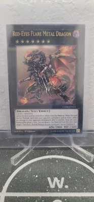 Yu-Gi-Oh Red-Eyes Flare Metal Dragon CORE-EN054 Ultimate Rare 1st Edition LP - Image 1 of 2
