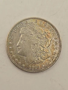1921 Morgan Silver Dollar - Philadelphia Mint US Coin - Picture 1 of 6