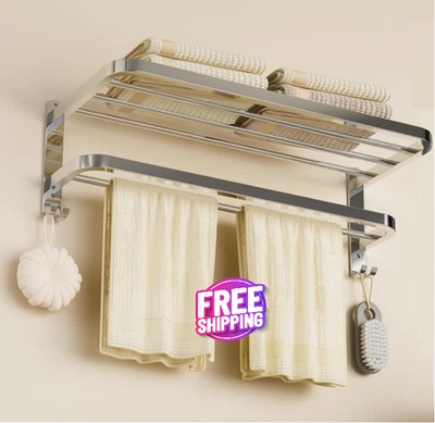 Accesorios cosas toallas de para baño bano estado soporte pared acero inox Nuevo Foto 1 de 4