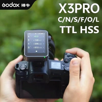Godox X3 PRO X3Pro TTL HSS 2.4g Wireless Flash Trigger Transmitter C/N/F/S/O/L - Image 1 of 4