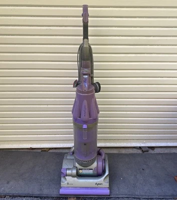 Dyson DC07 All Floors Upright Vacuum Purple Root Cyclone Vacuum with Attachment - Image 1 of 4