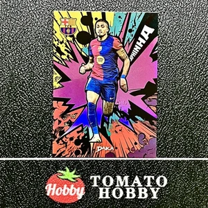 DAKA TOP AUDIENCE 2024-25 RAPHINHA /199 PINK REFRACTOR KABOOM! BARCELONA - Picture 1 of 2