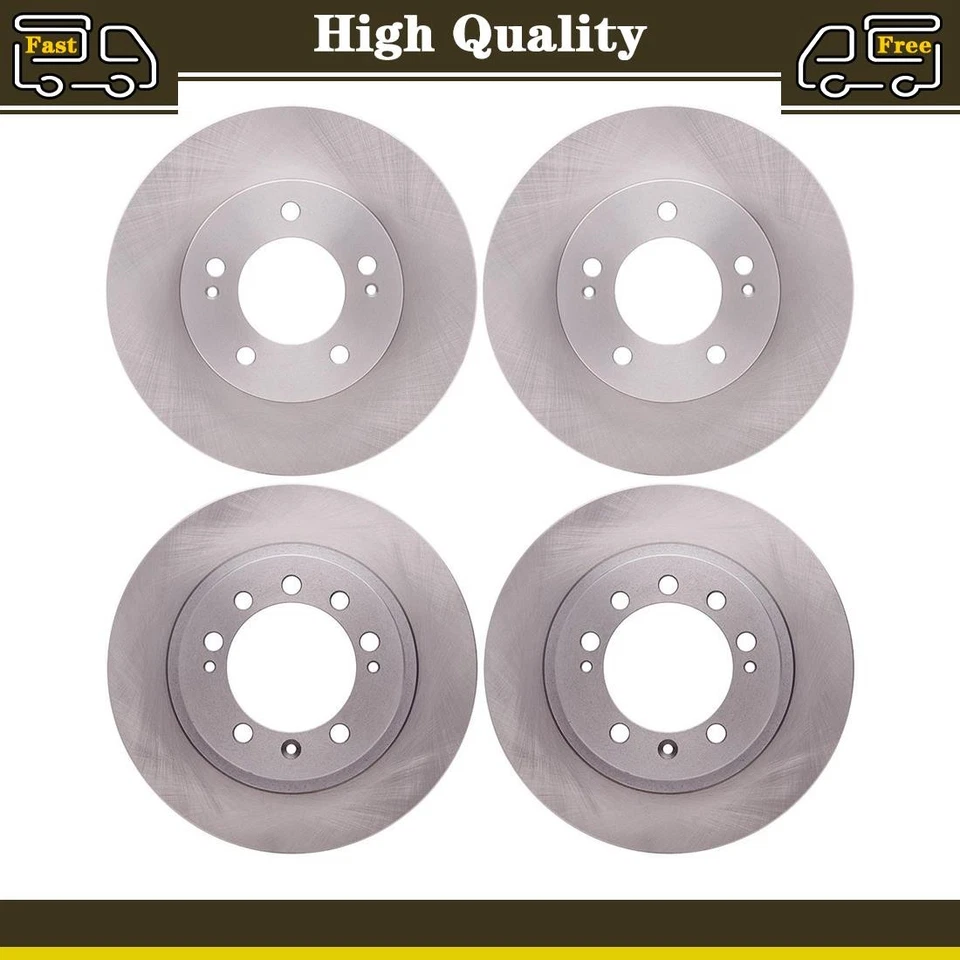 4 rotores de disco delanteros traseros OE para Dodge Conquest 2,6 L Chrysler Conquest 2,6 L Foto 1 de 4