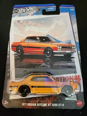 2025 Hot Wheels Silver Series NATIONAL ICONS #4 1971 NISSAN SKYLINE HT 2000 GT-R - Image 1 of 2