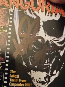 Fangoria Trading Card Hand Signed  by John Carpenter SDCC Halloween - Picture 1 of 3