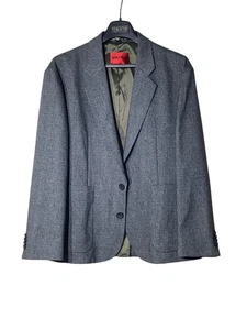 Hugo Boss Mens Slim fit Sport Coat Blazer 36 S Grey Stretch Klan / Trevor 243 - Picture 1 of 2