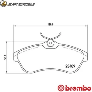 Brake pad set disc brake P 61 075x for Citroen C2/Enterprise C3/Pluriel C2 - Picture 1 of 7