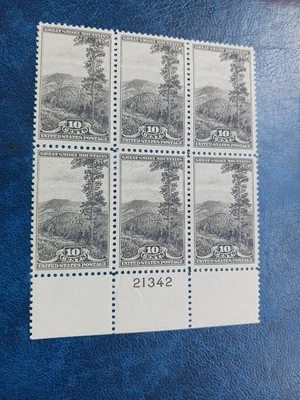 Great Smokey Mountains Plate Block 6 #749 - Image 1 of 2