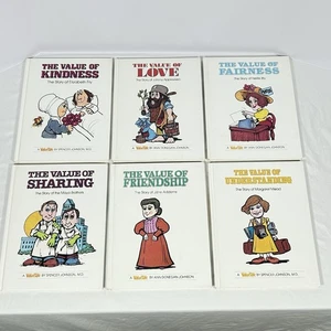 Value Tales Series Book Lot of 6 by Ann & Spencer Johnson Hardcovers Homeschool - Picture 1 of 13