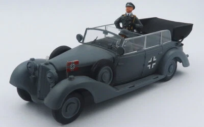 MERCEDES 770 K - Wehrmacht 1941 - con Ufficiale e Soldato 1/43 RIO4735 - Immagine 1 di 3