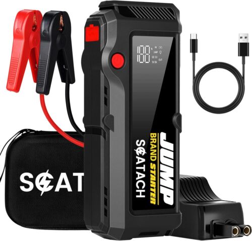 Pack batterie de démarrage de saut de voiture Scatach 019, 12 V 4000A portable (jusqu'à