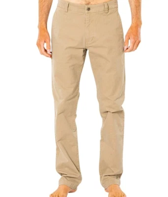 Pantalones Rip Curl de sarga épica caqui para hombre, 30 Foto 1 de 2