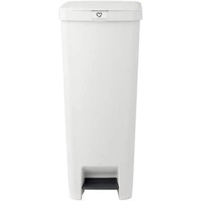 Brabantia Stepup Pedal Waste Bin - 40 Litre - Light Grey - Image 1 of 4