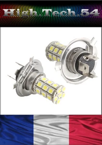 2 AMPOULES H4 27 LEDs SMD●● FEUX JOUR DIURNE / ANTI BROUILLARD BLANC XENON*réf - Picture 1 of 1