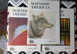 Lot 0f 3 Scientific American Magazines July 1980 February 1982 May 1985 - Picture 1 of 10