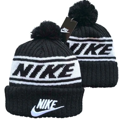 Auténtico NIKE Lebron James Crown Swoosh Puño Gorro Pom Forrado de Vellón Unisex LBJ Foto 1 de 4