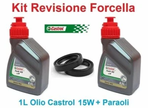 Kit Castrol Fork Oil 15W +Paraoli Forcella GILERA Nexus 500 dal 2005 - Picture 1 of 1