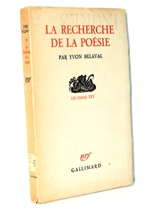 Ed. Gallimard. Yvon Delaval. Die Suche nach der Poesie. EO 1947 - Bild 1 von 4