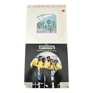 AL JARREAU "All Fly Home" Vinyl & The TRAMPS "The Whole World is Dancing". LOT 2 - Picture 1 of 7