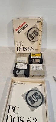 Disquetes IBM PC DOS 6.3 originales de 3.5" pulgadas paquete de distribución OEM  Foto 1 de 4