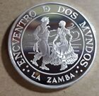 Argentine 1997. 25 Silver Pesos PROOF 3rd IBEROAMERICAN SERIES "LA ZAMBA. KM#123