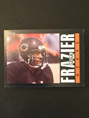 1985 TOPPS LESLIE FRAZIER #27 CHICAGO BEARS FOOTBALL CARD - Image 1 of 2