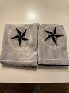 Dallas Cowboys NFL Plush Bed Pillows Shams Gray / Navy 18”X27” Lot of 2 - Picture 1 of 7