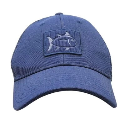 Southern Tide Snapback Hat Fish Logo Blue Cap Mesh Trucker Adjustable  - Image 1 of 4