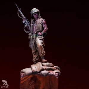 Soldado de juguete pintado 90 mm de la Marina de los Estados Unidos 1968 | Museo - Imagen 1 de 9