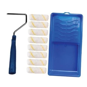 - Paint Roller Tool Kit - 10 Piece Painting Set - Mini Plastic Paint Tray - Picture 1 of 7