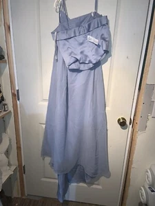 NWT Great Alfred Angelo Prom, Bridesmaid 2 Pc Dress, Size 8 Sky Blue - Picture 1 of 9