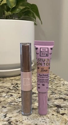 The Beauty Crop Liquid Eyeshadow Duo Ginger & Prosecco  & Eye Primer NEW - Image 1 of 4
