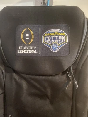 NEW Goodyear CottonBowl Elleven Travel Computer Backpack OH VS TX Football Relic - Image 1 of 4
