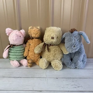 4 Peluche Disney Baby Classic Winnie The Pooh Piglet Eeyore Tigre - Foto 1 di 5