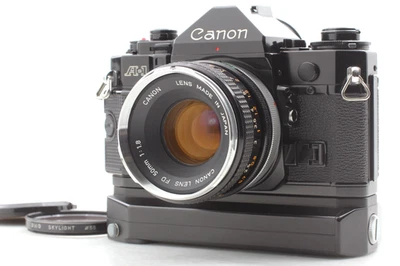 Бесплатный тариф США [EXC + 5 с моталкой] Корпус камеры Canon A-1 FD 50 мм F1.8 объектив ЯПОНИЯ - Изображение 1 из 4