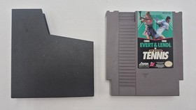 Vintage 1990 NES Top Players Tennis Cartridge W Dustcover Nintendo WORKS
