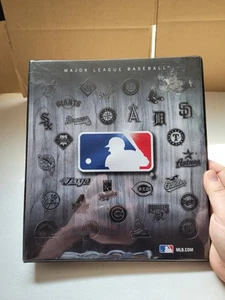 Major League Baseball MLB Team Logo Small 3-Ring Binder Name Written On Bottom - Picture 1 of 9