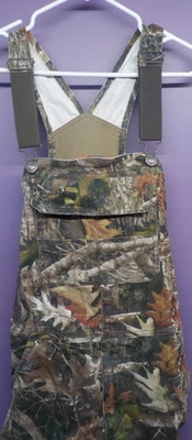 Redhead Silent-Hide Overalls Youth S Insulated Camouflage Hunting Bibs - Image 1 of 4