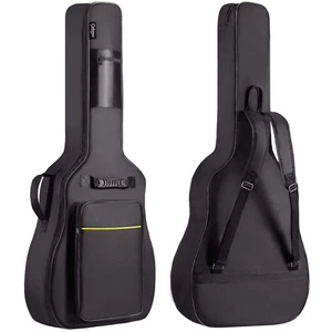 41 Zoll Akustikgitarrentasche 0,35 Zoll Dicke Polsterung Wasserabweisend Dual Verstellbar... - Bild 1 von 7