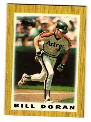 1987 Topps Major League Leaders # 9 Bill Doran Houston Astros - Image 1 of 2